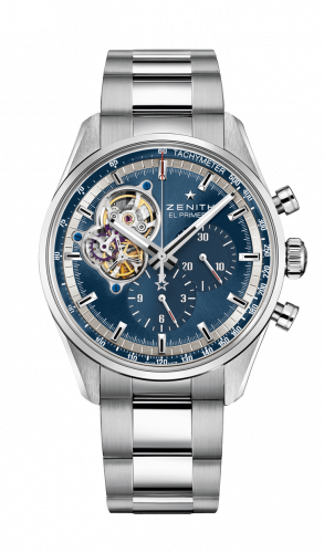 El Primero Chronomaster Open Stainless Steel / Blue / Bracelet