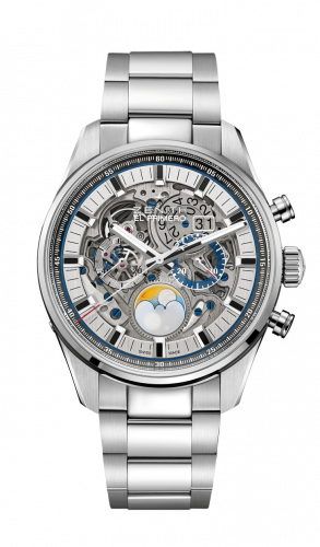 El Primero Chronomaster Grande Date Full Open Stainless Steel / Bracelet