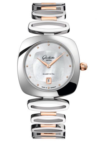 Pavonina Date Stainless Steel / Red Gold / MOP / Bracelet