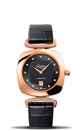 Pavonina Date Red Gold / Diamond / Black / Alligator