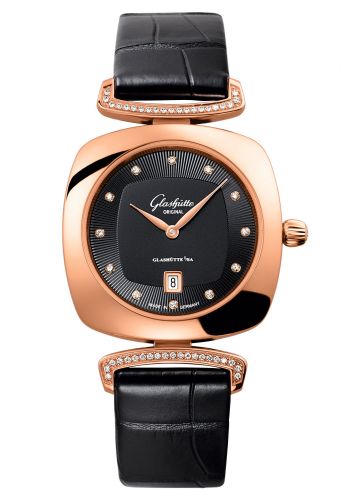 Pavonina Date Red Gold / Diamond / Black / Alligator