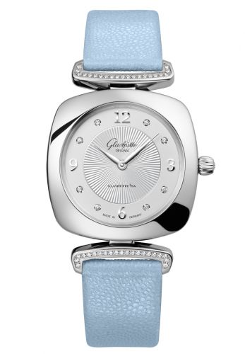 Pavonina Stainless Steel / Diamond  / Silver / Calf