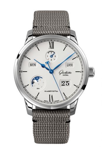Senator Perpetual Calendar Stainless Steel / Silver / Synthetic