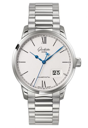 Senator Excellence Panorama Date Stainless Steel / Silver / Bracelet
