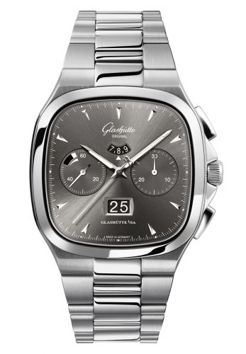 Seventies Chronograph Panorama Date Ruthenium / Bracelet
