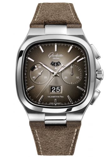 Seventies Chronograph Panorama Date Grey / Nubuck / Folding