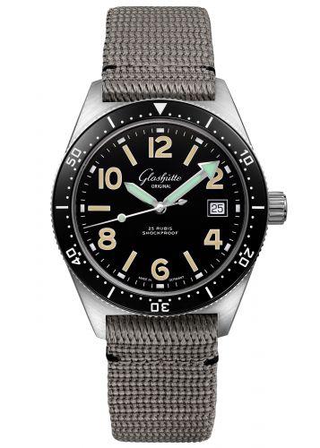 SeaQ 1969 Date Stainless Steel / Black / Textile / Folding