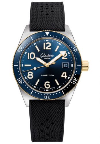 SeaQ Date Stainless Steel / Blue / Rubber / Folding