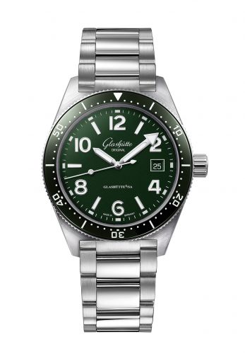 SeaQ Date Stainless Steel / Green / Bracelet