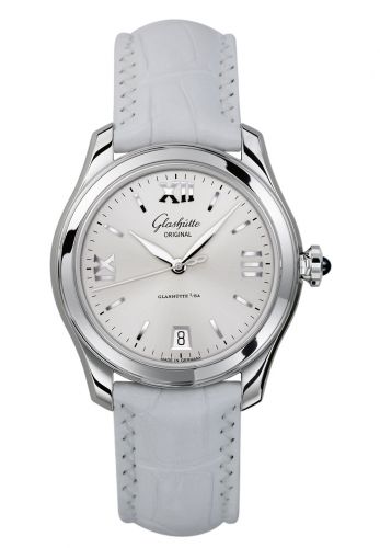 Lady Serenade Stainless Steel / Silver / Alligator / Folding