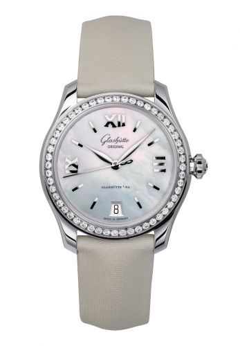 Lady Serenade Stainless Steel / Diamond / MOP / Satin / Folding