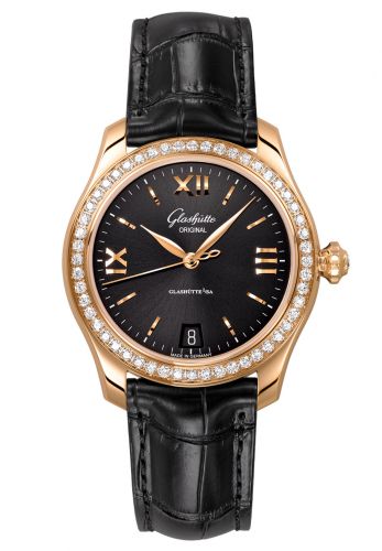 Lady Serenade Rose Gold / Diamond / Black / Alligator / Folding