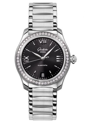 Lady Serenade Stainless Steel / Diamond / Black / Bracelet