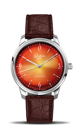 Sixties Stainless Steel / Iconic Red / Alligator