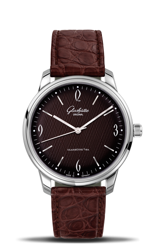 Sixties Stainless Steel / Iconic Brown / Alligator