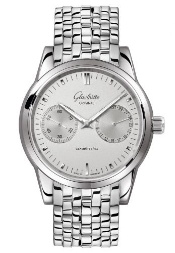 Senator Hand Date Stainless Steel / Silver / Bracelet