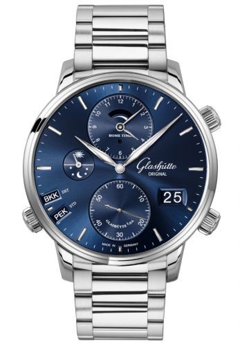 Senator Cosmopolite Stainless Steel / Blue / Bracelet