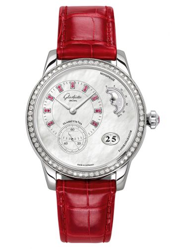 PanoMatic Luna Stainless Steel / Diamond / MOP / Alligator / Pin