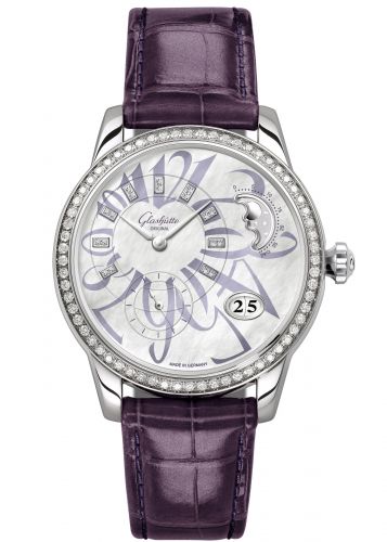 PanoMatic Luna Stainless Steel / Diamond / MOP / Alligator / Pin