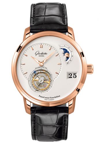 PanoLunar Tourbillon Red Gold / Silver / Alligator / Pin