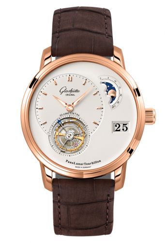 PanoLunar Tourbillon Red Gold / Silver / Alligator / Folding