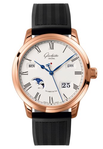 Senator Perpetual Calendar Red Gold / Silver / Rubber / Pin