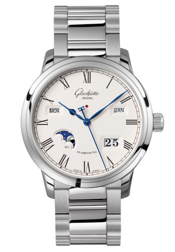 Senator Perpetual Calendar Stainless Steel / Silver/ Bracelet