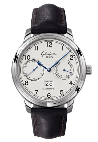 Senator Observer Stainless Steel / Silver / Calf / Folding