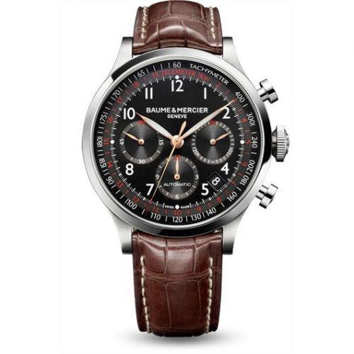 Capeland Chronograph 44 Black / Alligator