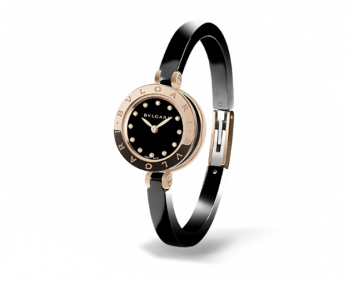 B.Zero1 Pink Gold Ceramic Black