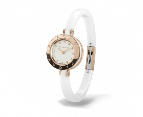 B.Zero1 Pink Gold  Ceramic White