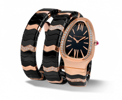 Serpenti Spiga Pink Gold Black
