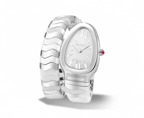 Serpenti Spiga Stainless Steel White