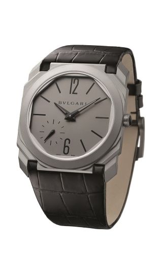 Octo Finissimo Automatic Titanium / Grey / Alligator