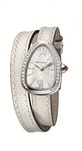 Serpenti Skin Stainless Steel / Diamond / MOP