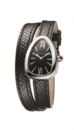 Serpenti Skin Stainless Steel / Black