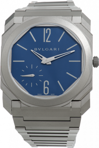 Octo Finissimo Automatic Titanium / Blue / Japan