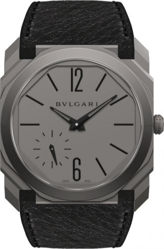 Octo Finissimo Automatic Titanium / Grey / Calf