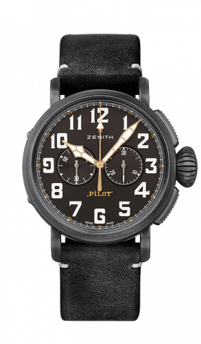 Pilot Type 20 Ton-Up Chronograph Aged Steel / Black