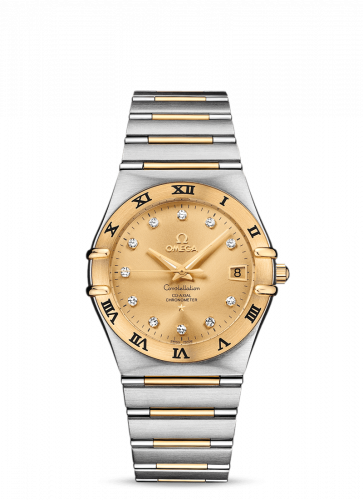 Constellation Co-Axial 35.5 Stainless Steel / Yellow Gold / Champagne / 160 Years