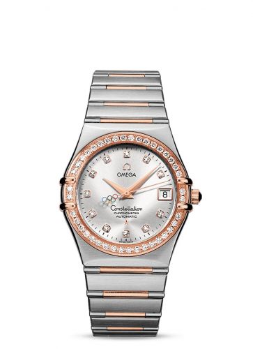 Constellation Automatic 36 Stainless Steel / Red Gold / Diamond / Beijing Olympics 2008