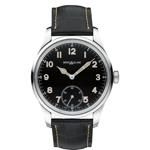 858 Manual Small Second Stainless Steel / Black
