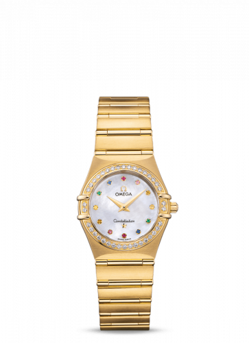 Constellation Quartz 25.5 '95 Yellow Gold / Diamond / MOP Iris