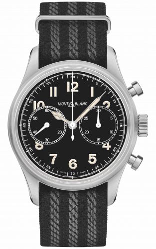 1858 Automatic Chronograph Stainless Steel / Black / NATO