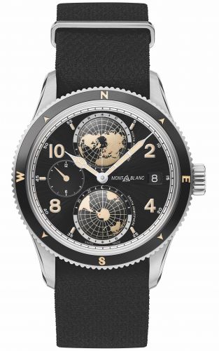 1858 Geosphere Stainless Steel / Black / NATO
