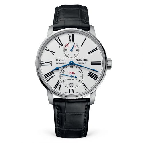 Marine Torpilleur Stainless Steel / White / Alligator