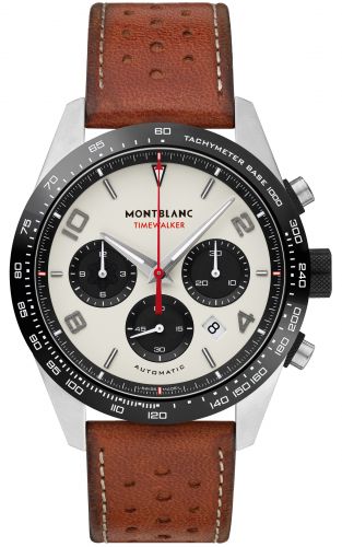 Timewalker Manufacture Chronograph Stainless Steel / Panda / Calf