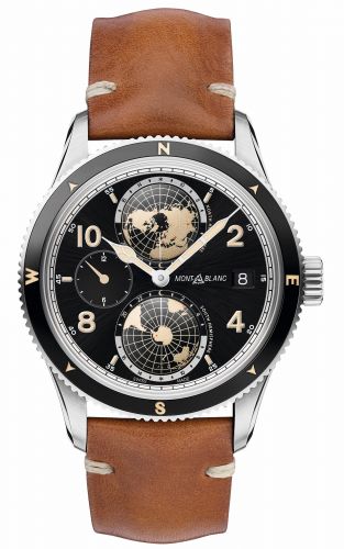 1858 Geosphere Stainless Steel / Black / Calf