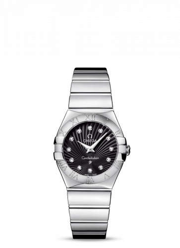 Constellation Quartz 27 Polished Stainless Steel / Black Supernova