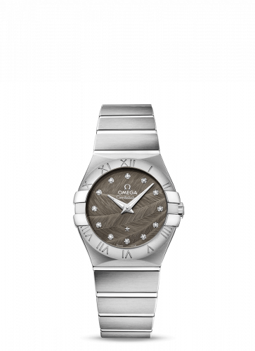 Constellation Quartz 27 Brushed Stainless Steel / Grey Feather